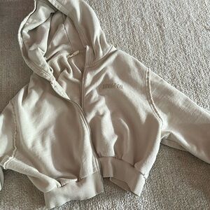 CROPPED Young La Zip Up